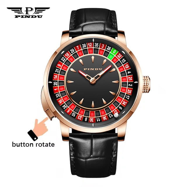 PINDU Mechanical Watches Pro Men's Wristwatch NH35A Movement Sapphire Glass