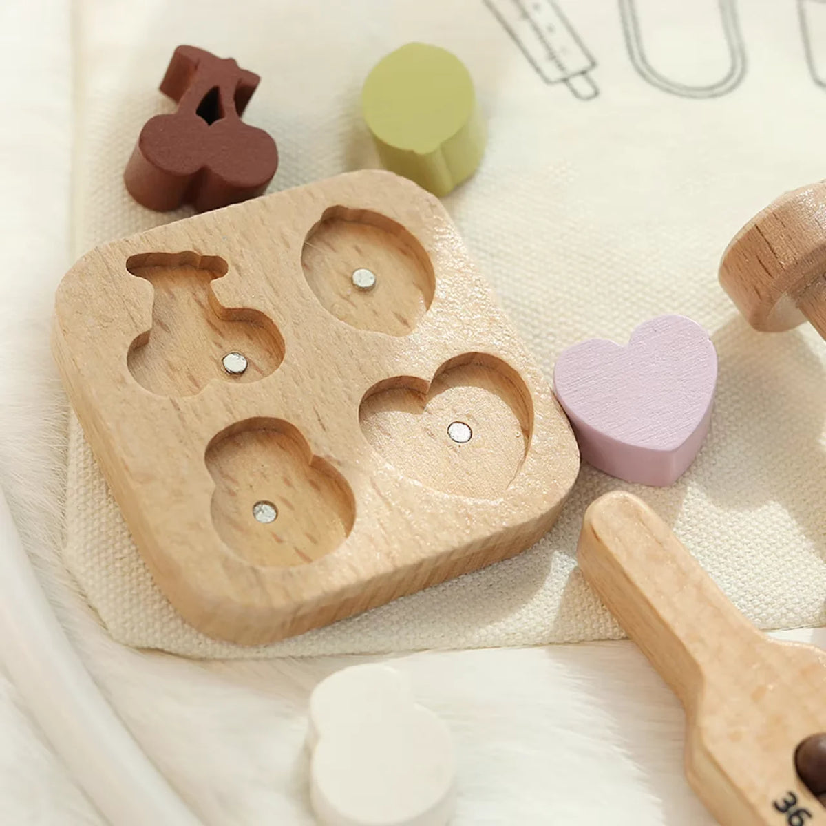 Wooden Doctor Pretend Play Kit With Stethoscope And Medical Tools