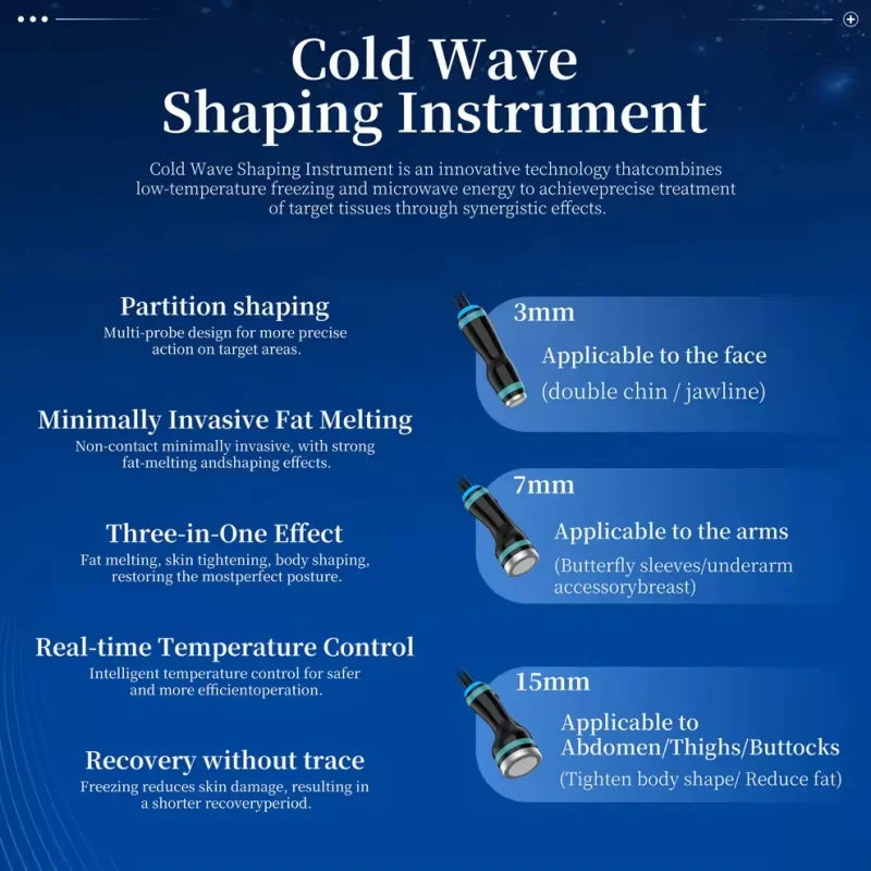 2025 NEW Onda Ice-Microwave 2.45GHz Skin Tightening Machine for Body Contouring and Anti-Cellulite Treatment Beauty Machine