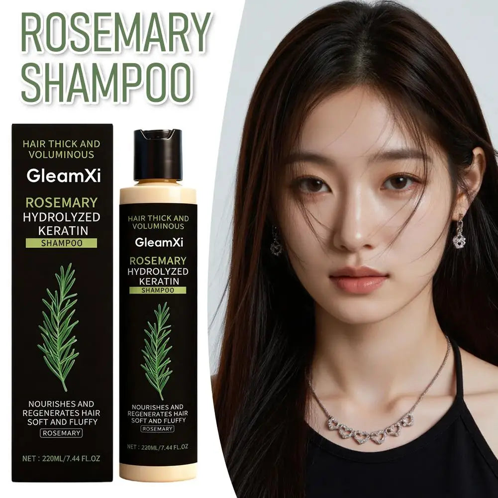 Organic Rosemary Hair Shampoo Natural Anti-Hair Loss Scalp Nourishment Helps Strengthen & Thicken Hair Gentle Cleansing Formula