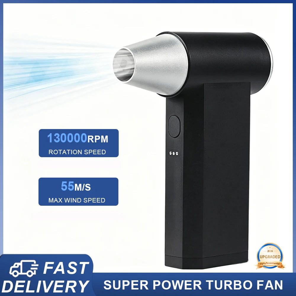 TRNOJTHK Cordless Turbine Blower for Car Electronics and Home Cleaning