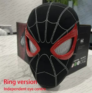 Hot Toys Miles Spiderman Electronic Mask With Glowing Eyes