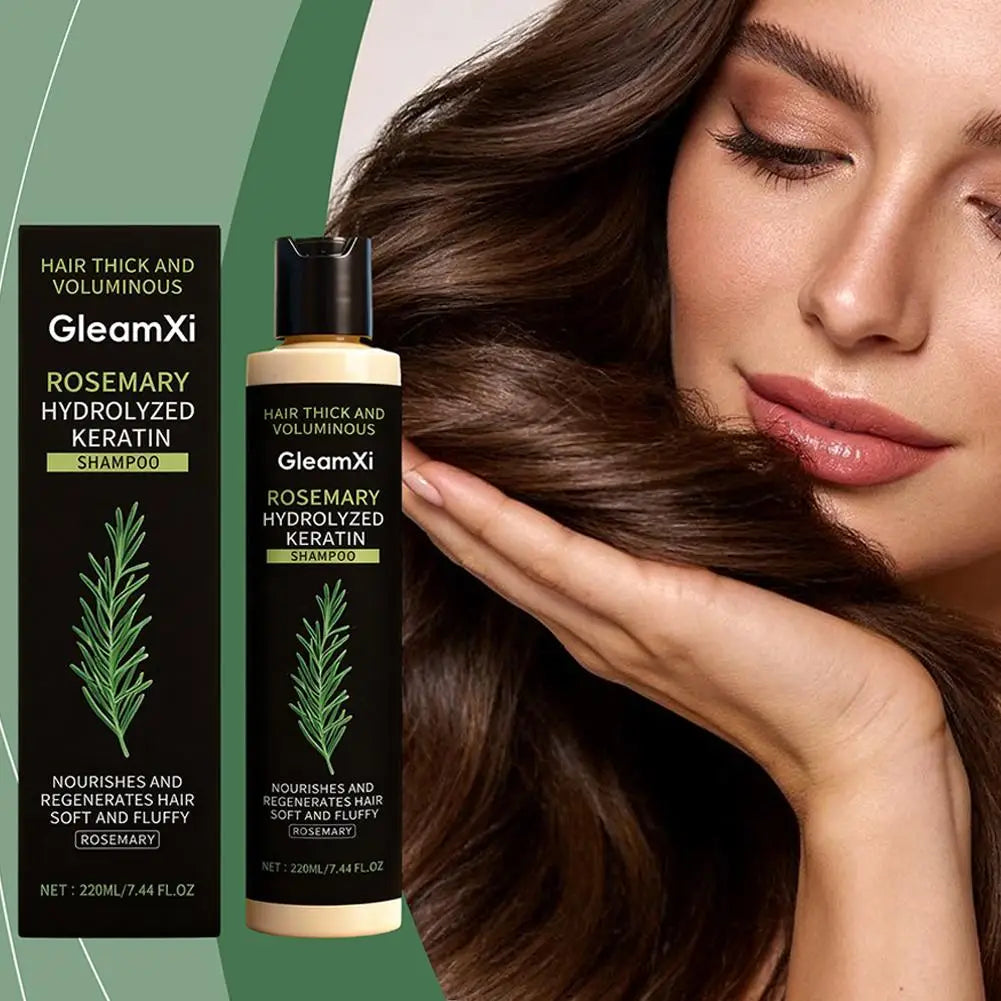 Organic Rosemary Hair Shampoo Natural Anti-Hair Loss Scalp Nourishment Helps Strengthen & Thicken Hair Gentle Cleansing Formula
