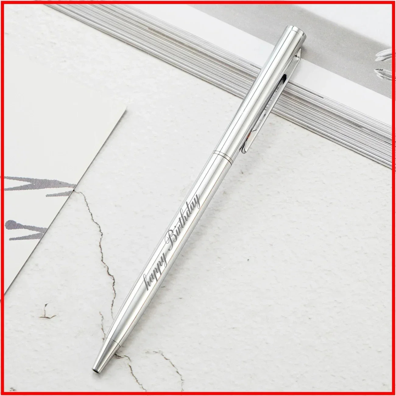 Metal Ballpoint Pens With Engraved Name And Custom Logo Gifts