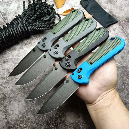 Outdoor Folding Knife BM 430BK A Stainless Steel Knife High Hardness Camping Survival High Quality Rock Climbing Multitools