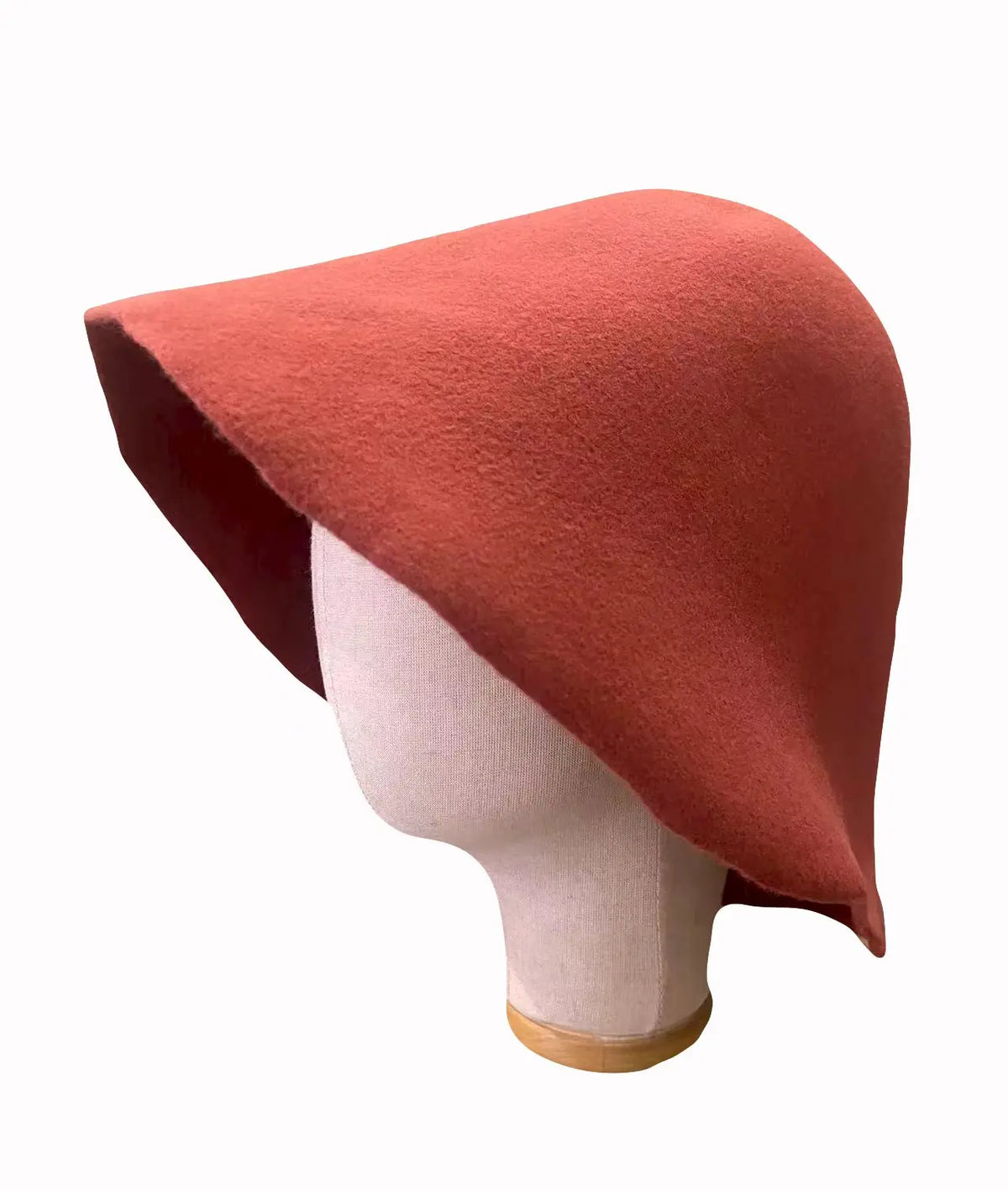 Unisex Wool Felt Cloche Bucket Hat Base For Millinery Craft