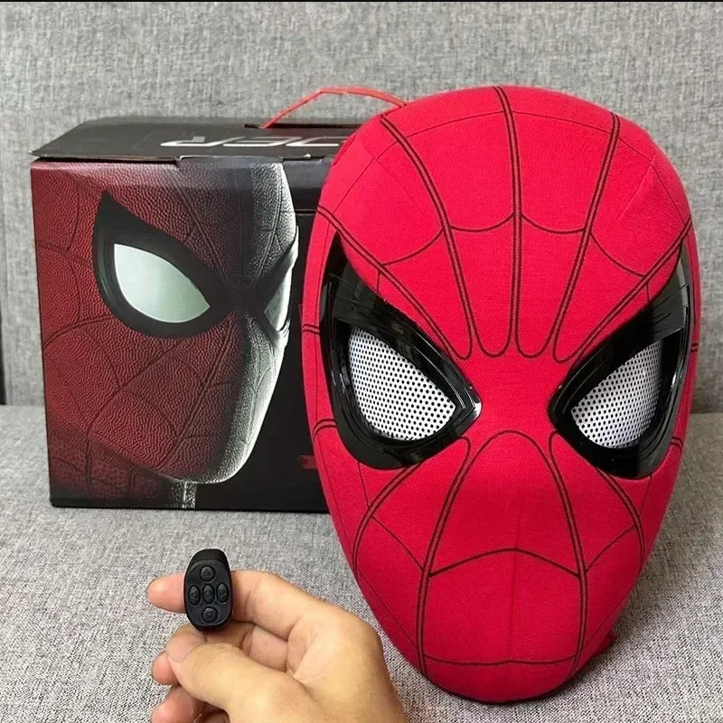 Hot Toys Miles Spiderman Electronic Mask With Glowing Eyes