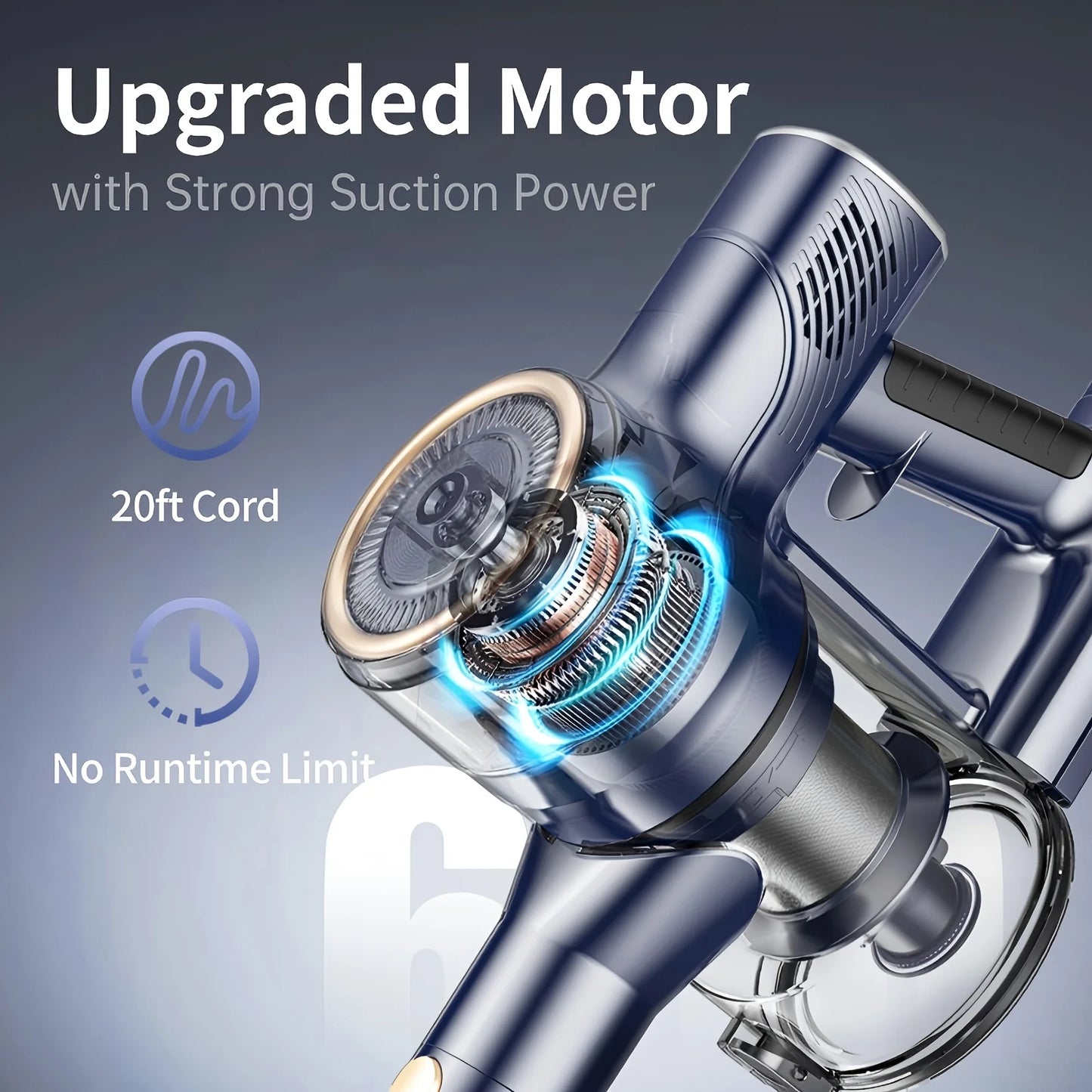 INSE I8 Corded Vacuum Cleaner Six In One Handheld Pro