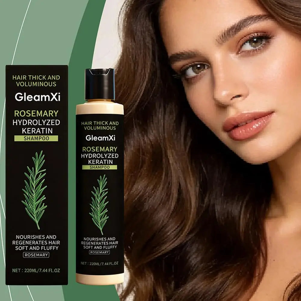 Organic Rosemary Hair Shampoo Natural Anti-Hair Loss Scalp Nourishment Helps Strengthen & Thicken Hair Gentle Cleansing Formula
