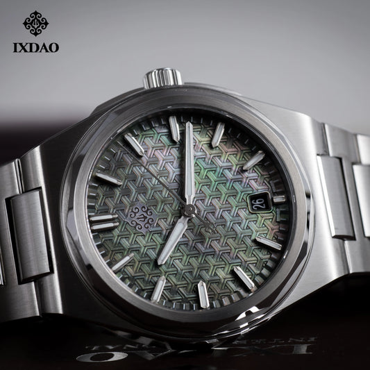 IX&DAO 2025 New 37mm Warrior Men's Automatic Mechanical Watch Miyota 9015 Movement Sapphire Stainless Steel Waterproof 10Bar BGW