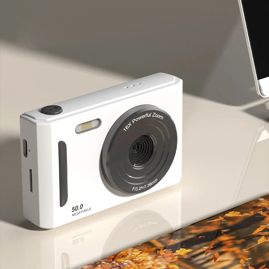 4K Digital Camera with Dual Cameras Flash and Autofocus