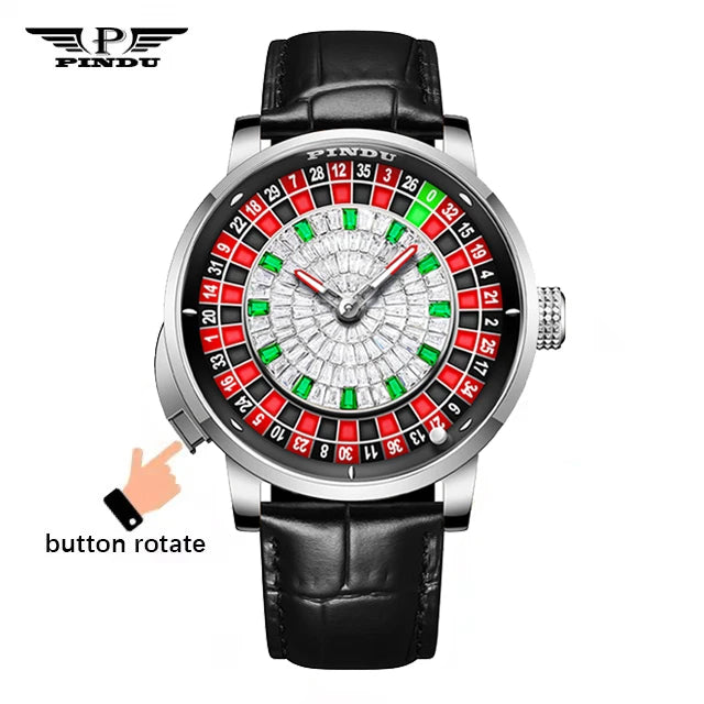 PINDU Mechanical Watches Pro Men's Wristwatch NH35A Movement Sapphire Glass
