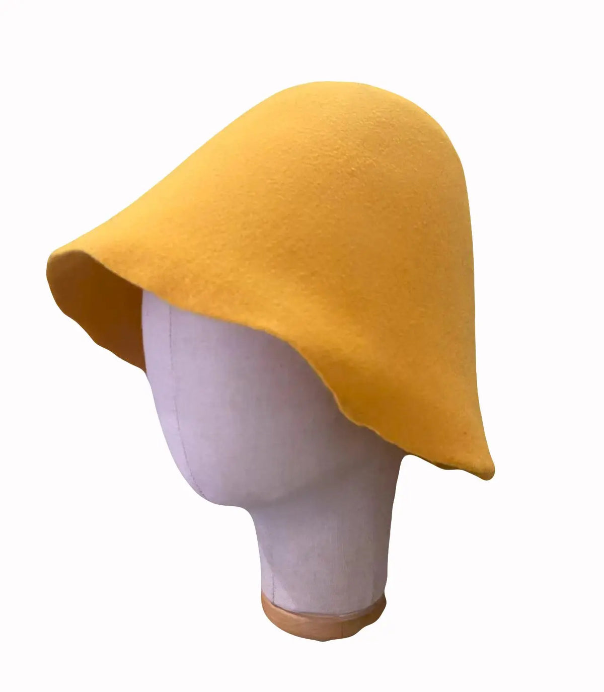 Unisex Wool Felt Cloche Bucket Hat Base For Millinery Craft