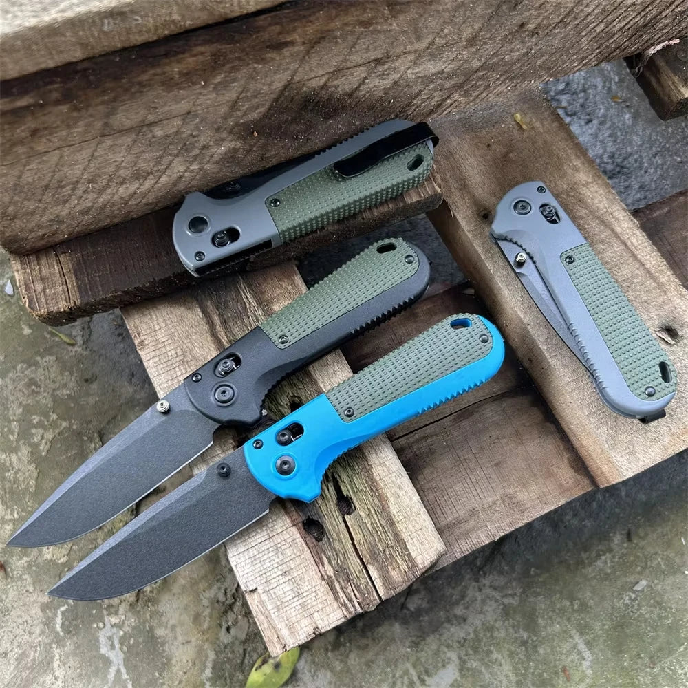 Outdoor Folding Knife BM 430BK A Stainless Steel Knife High Hardness Camping Survival High Quality Rock Climbing Multitools