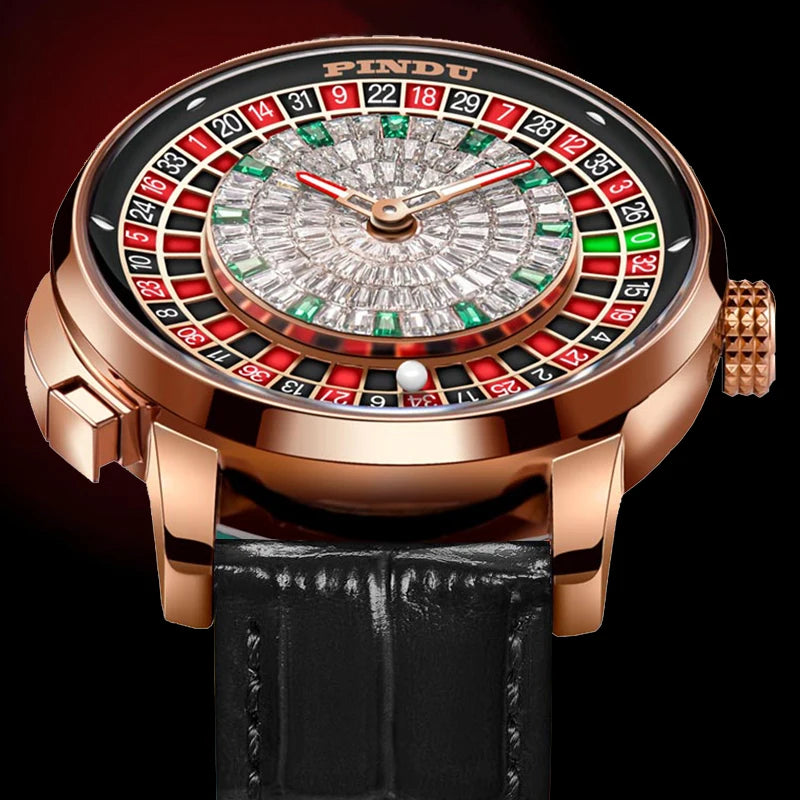 PINDU Mechanical Watches Pro Men's Wristwatch NH35A Movement Sapphire Glass