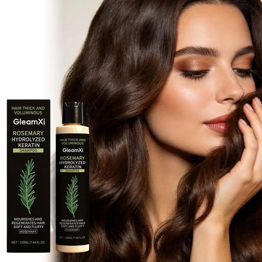 Organic Rosemary Hair Shampoo Natural Anti-Hair Loss Scalp Nourishment Helps Strengthen & Thicken Hair Gentle Cleansing Formula