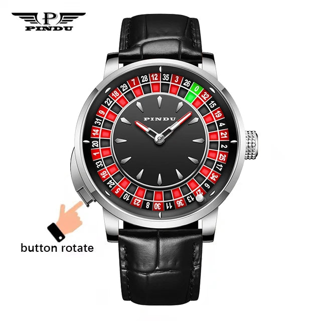 PINDU Mechanical Watches Pro Men's Wristwatch NH35A Movement Sapphire Glass