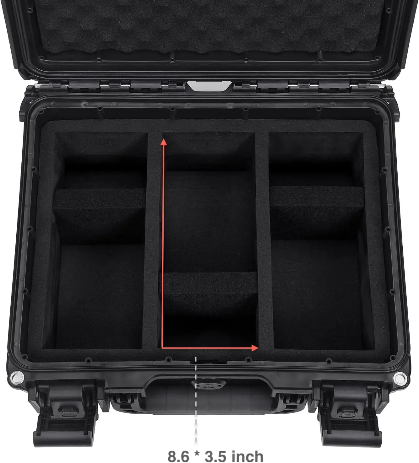 Waterproof Card Storage Box Holds 102 Slabs, Sports Trading Case with Lockable Design for Magnetic Cards