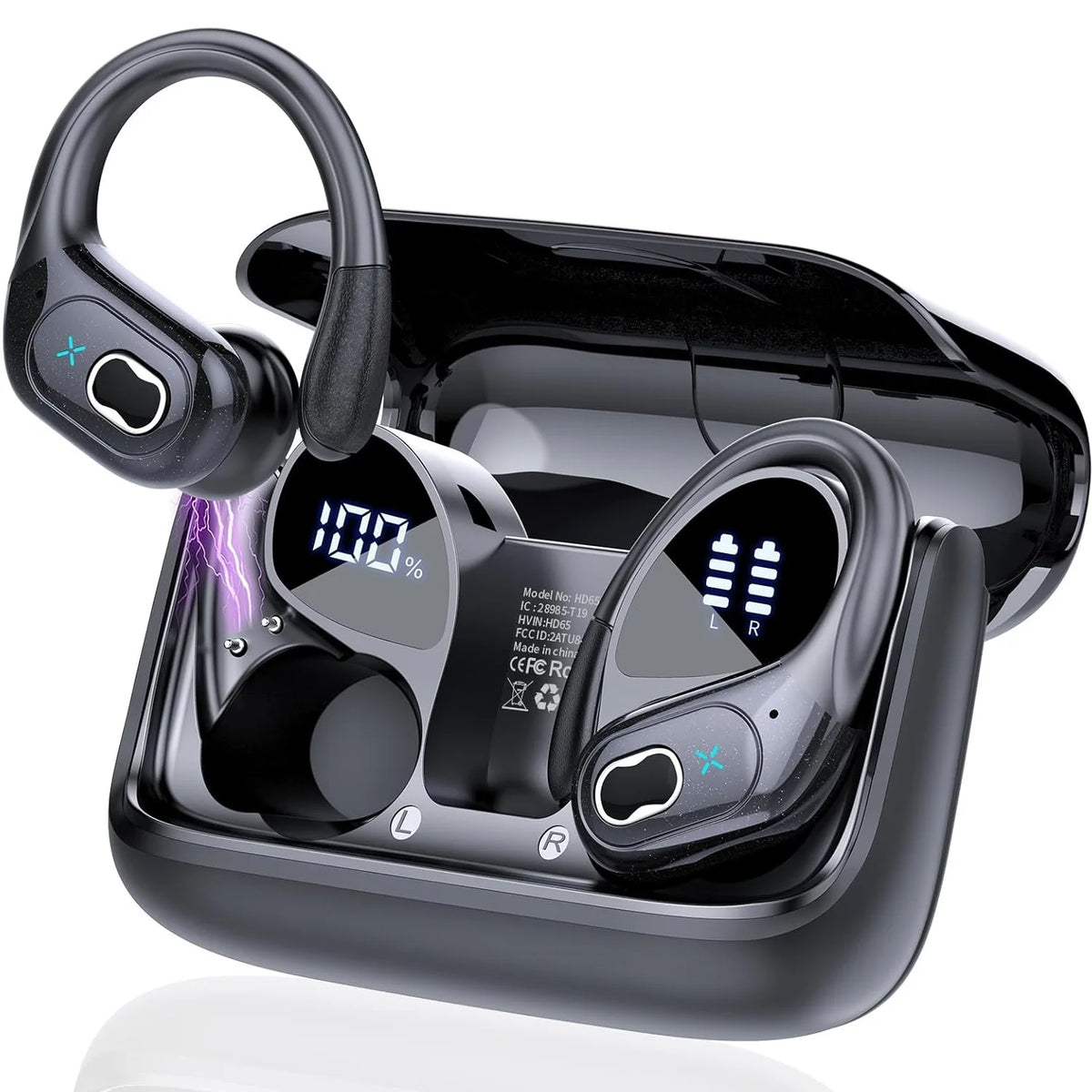 GDLYL HD65 TWS Wireless Bluetooth Earbuds With LED Display