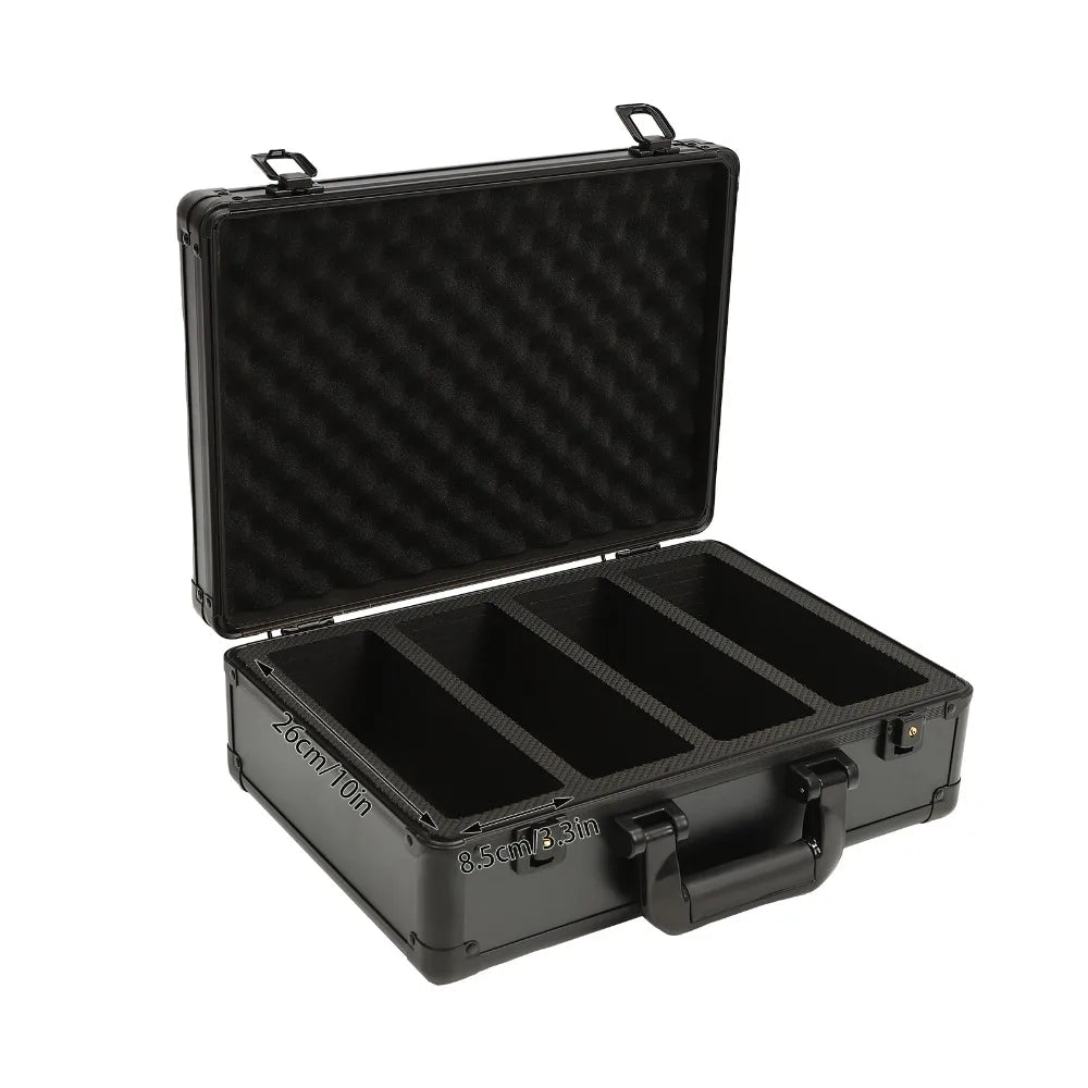 Coin Storage Box Coin Slab Case Trading Card Storage Box  Coin Holder Display Case Coin Collection Supplies Black