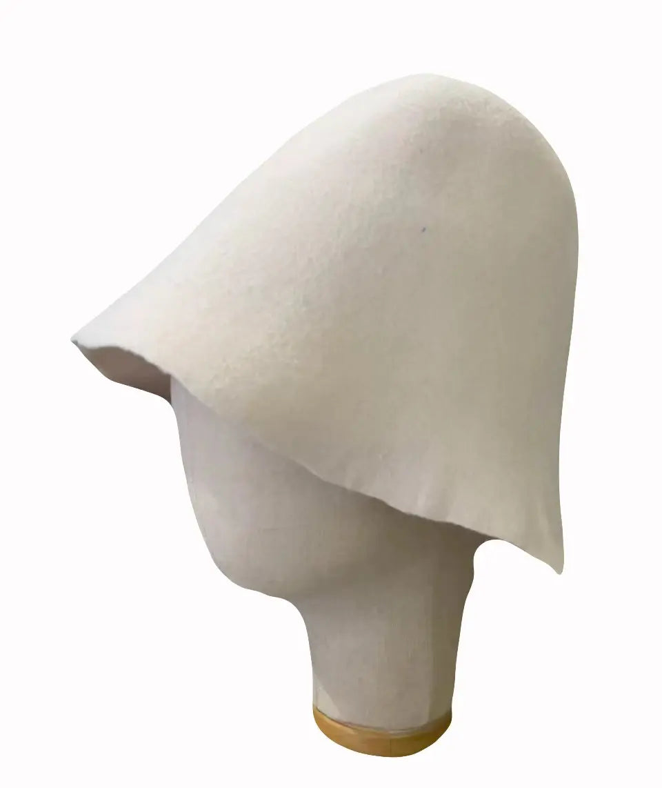 Unisex Wool Felt Cloche Bucket Hat Base For Millinery Craft