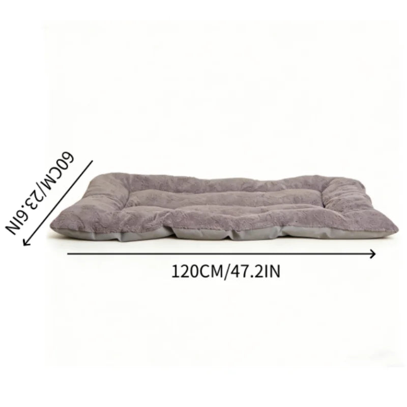 Plush Dog Bed Sofa Thickened Soft Polyester Pet Mat