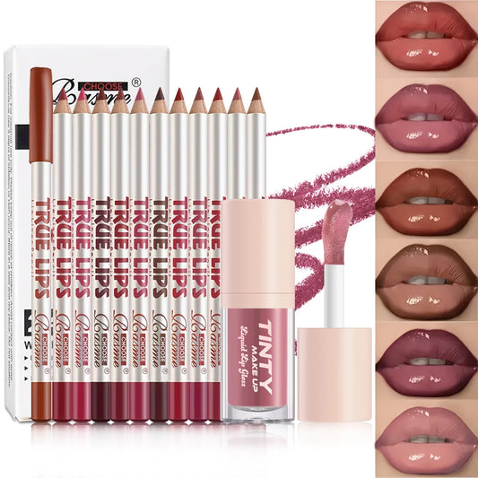 Choose Rasme True Lips Waterproof Lip Liner And Gloss Makeup