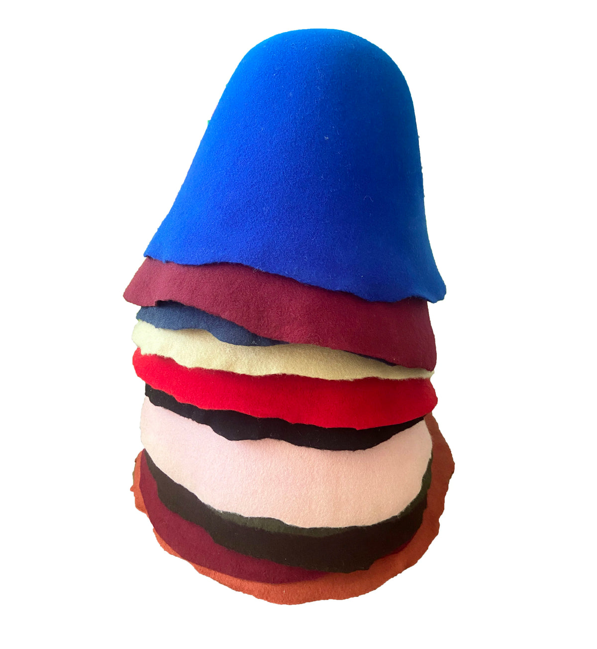 Unisex Wool Felt Cloche Bucket Hat Base For Millinery Craft