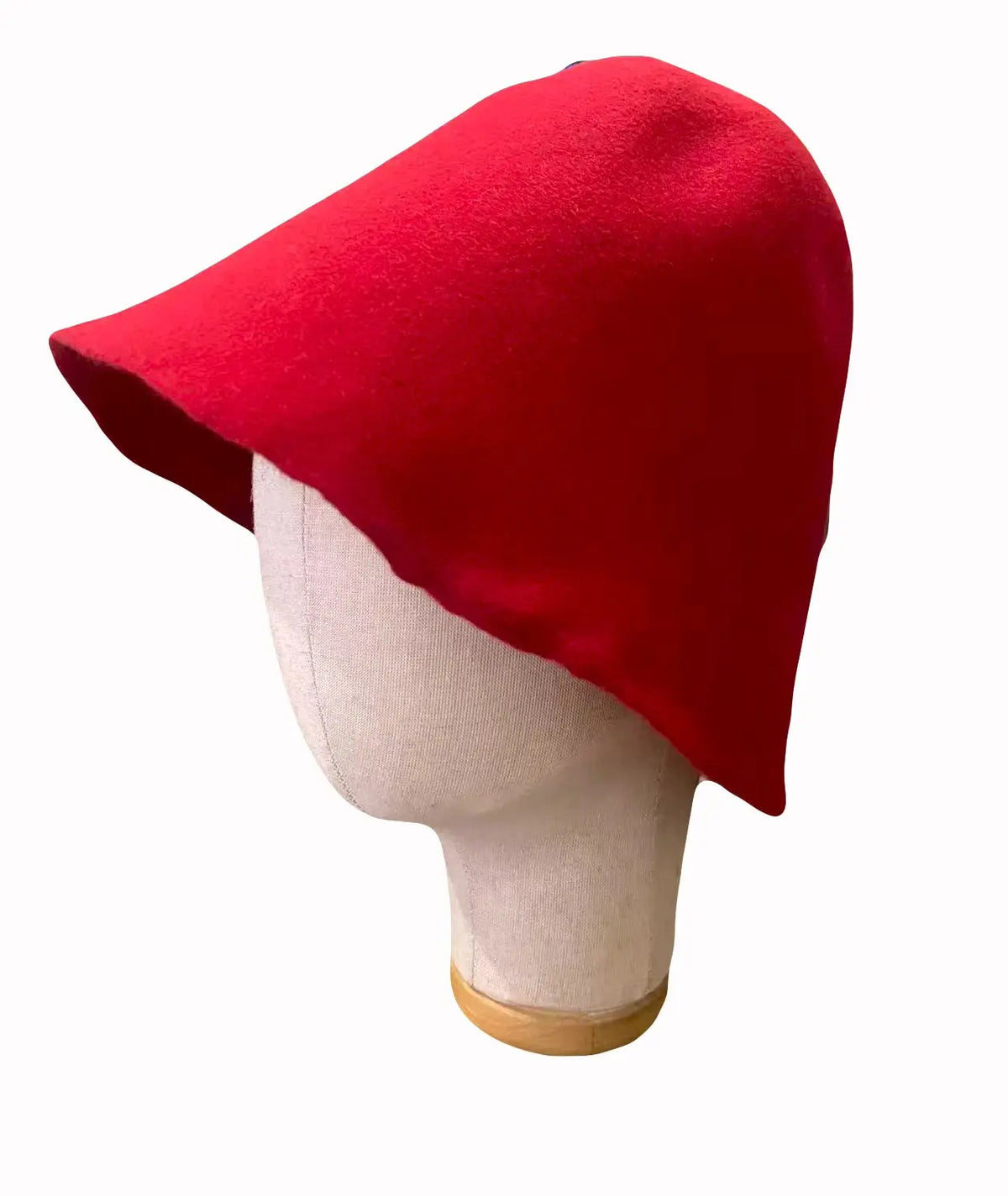 Unisex Wool Felt Cloche Bucket Hat Base For Millinery Craft