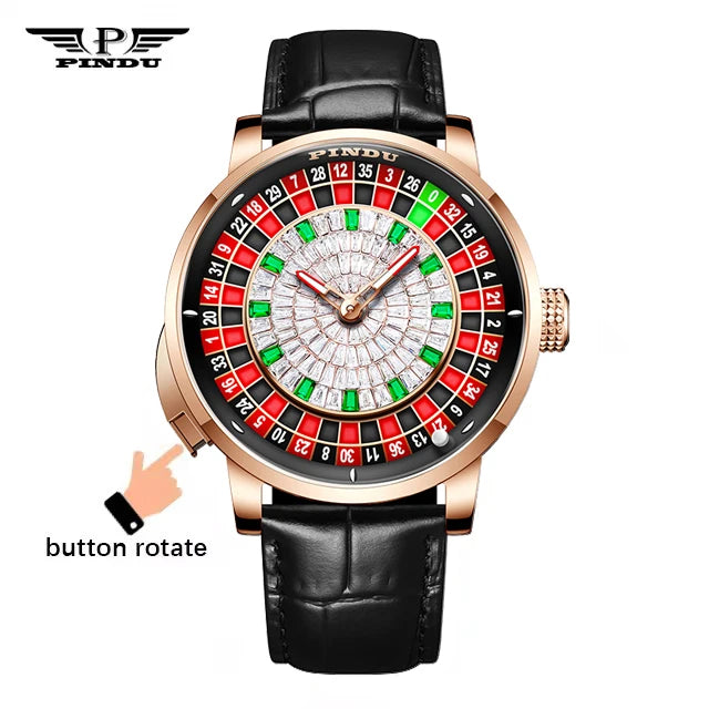 PINDU Mechanical Watches Pro Men's Wristwatch NH35A Movement Sapphire Glass