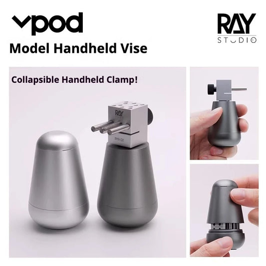 RAY VPOD RMV-02 High Precision Handheld Split Bench Vise for Modelers/DIY Hobby Manual Painting Part Sanding Etched Part Bending