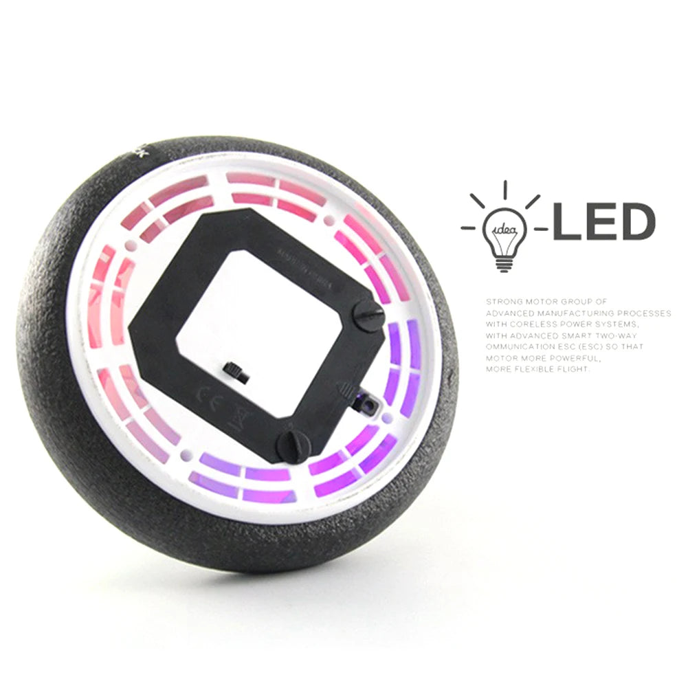 Air Floating Soccer Ball with LED Light and Foam Bumper Indoor Outdoor  Soccer Ball  Floating Soccer for Boys Girls