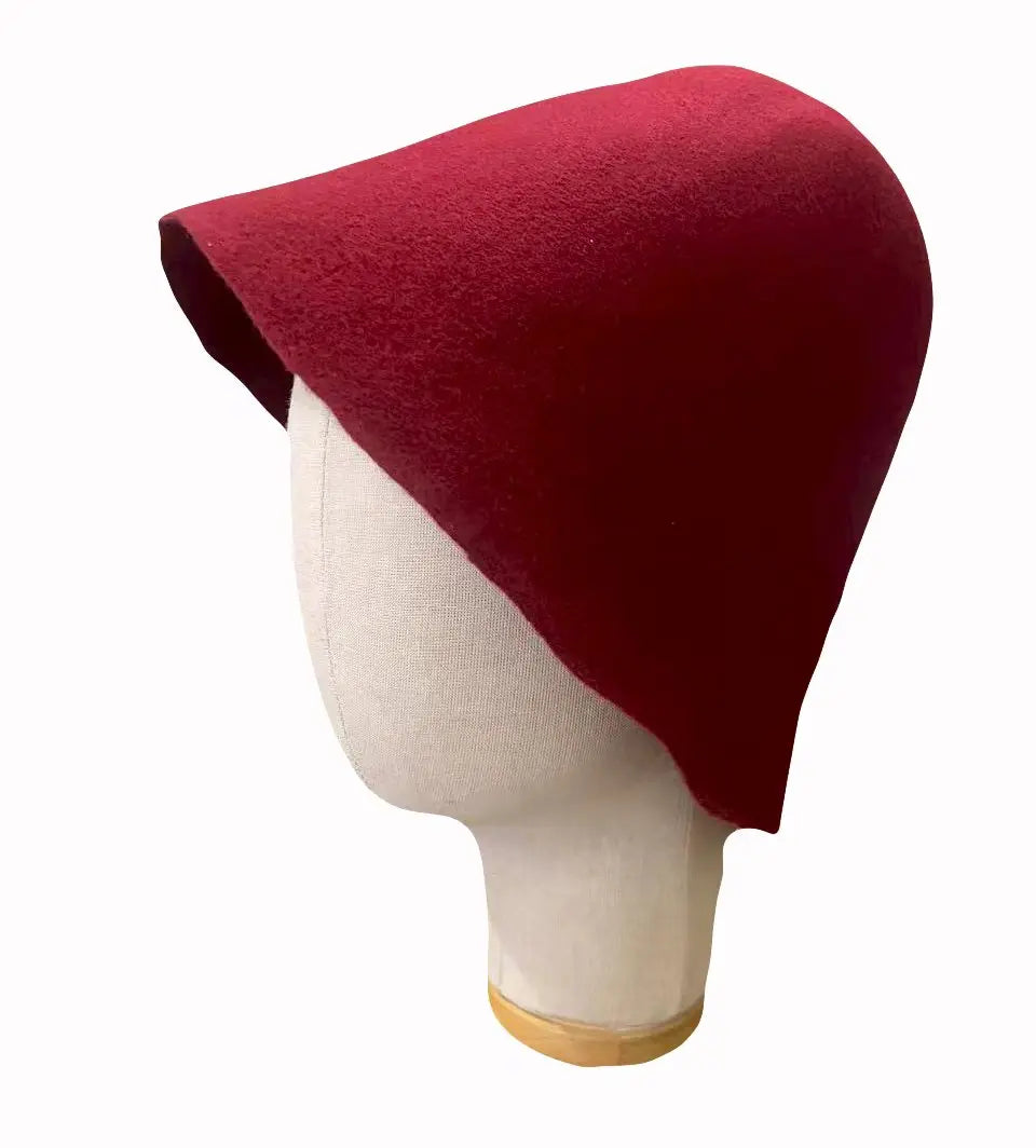 Unisex Wool Felt Cloche Bucket Hat Base For Millinery Craft