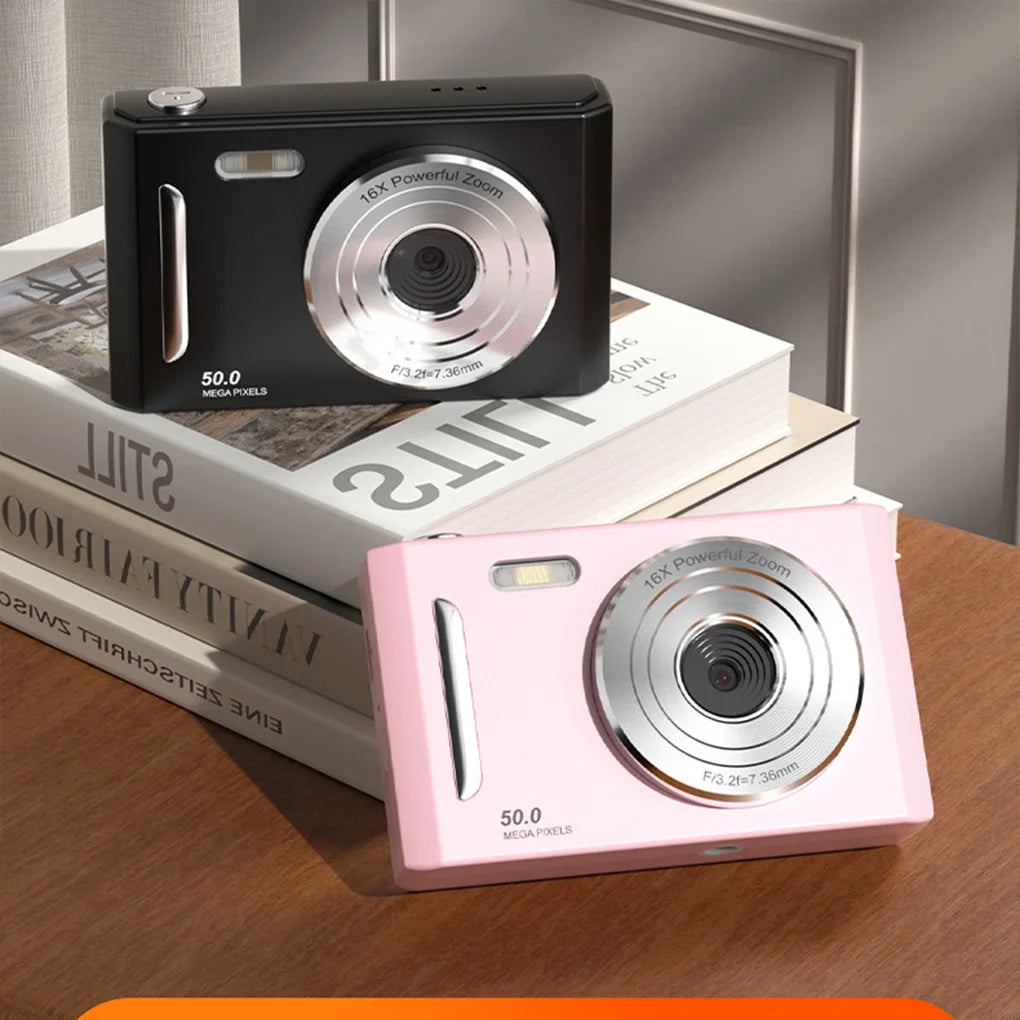 4K Digital Camera with Dual Cameras Flash and Autofocus