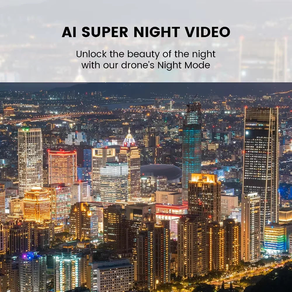 FIMI MINI 3 New Camera Drone AI Super Night Video Drone with 4k Professional Camera Strong Wind Resistance RC Quadcopter