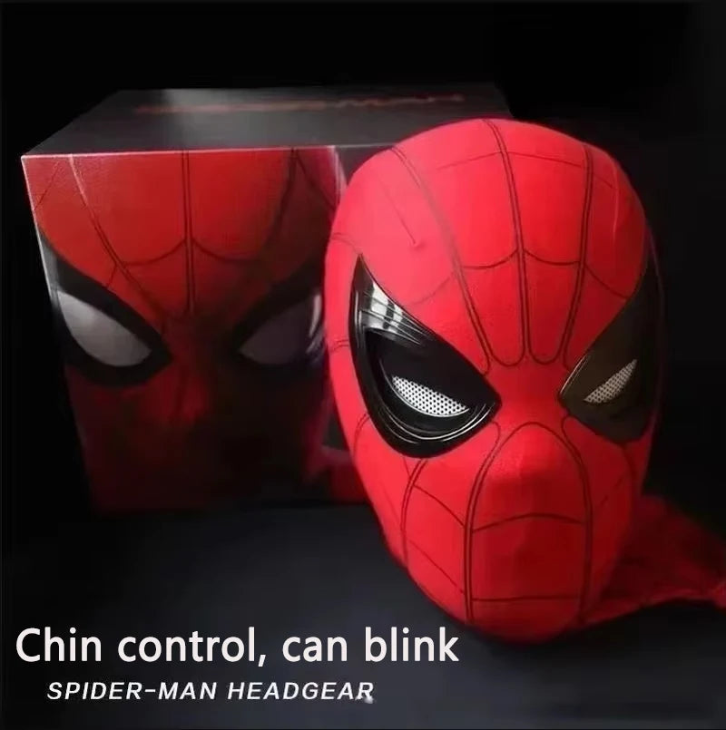 Hot Toys Miles Spiderman Electronic Mask With Glowing Eyes