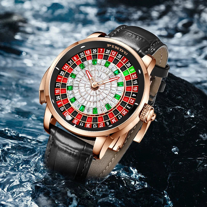 PINDU Mechanical Watches Pro Men's Wristwatch NH35A Movement Sapphire Glass
