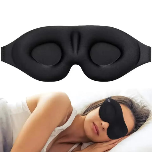 Premium 3D Contoured Eye Mask For Complete Light Blocking