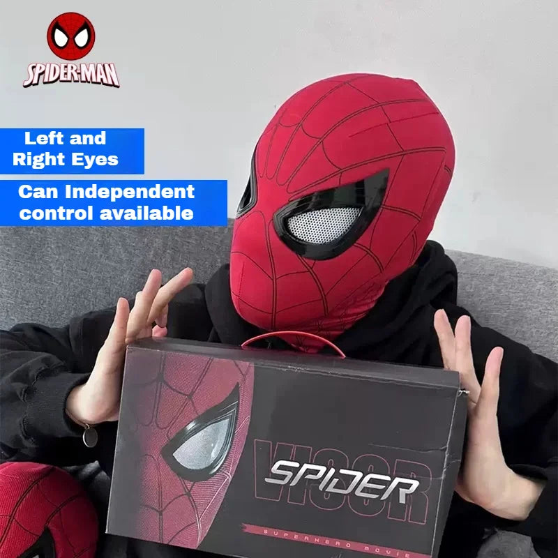 Hot Toys Spiderman Electronic Mask With Moving Glowing Eyes