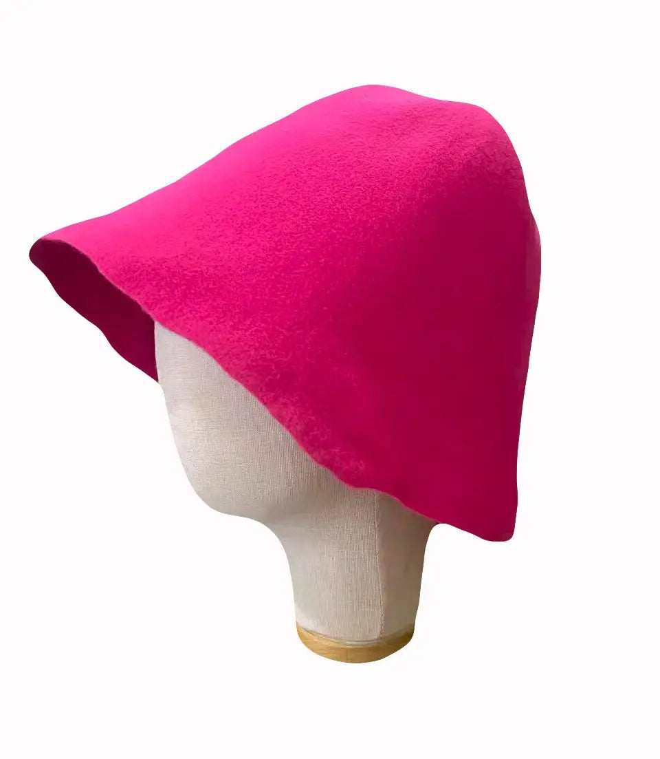 Unisex Wool Felt Cloche Bucket Hat Base For Millinery Craft