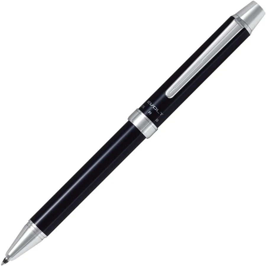 Pilot 2 +1 EVOLT 2 Color 0.7 mm Ballpoint Multi Pen 0.5 mm Mechanical Pencil Black Body BTHE-1SR-B for Office and School Use Du