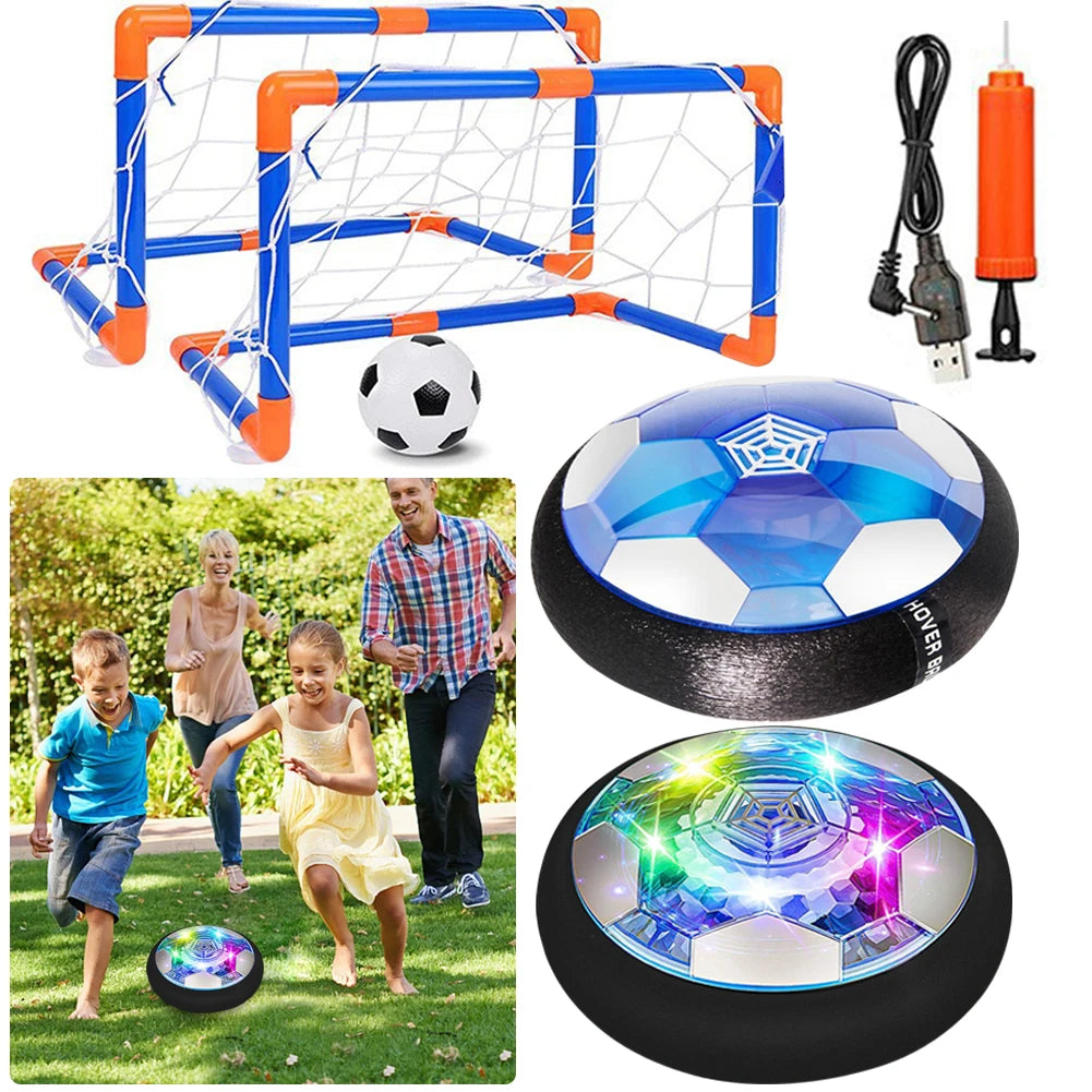 Air Floating Soccer Ball with LED Light and Foam Bumper Indoor Outdoor  Soccer Ball  Floating Soccer for Boys Girls