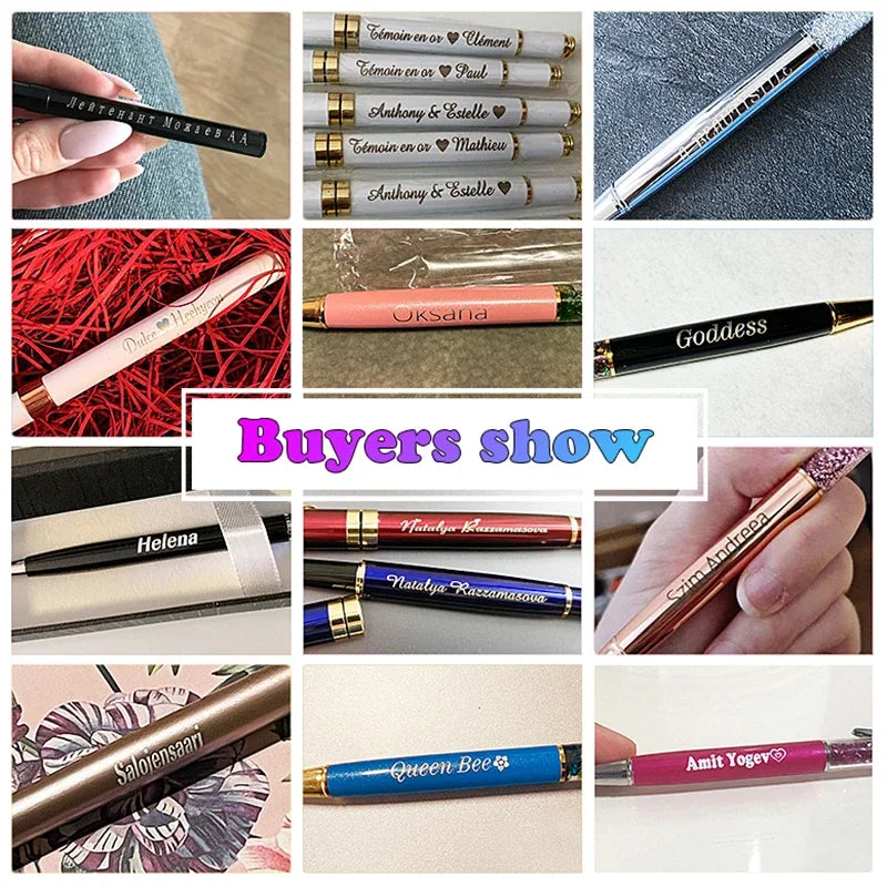 50 Pcs Metal Business Ballpoint Universal Drawing Touch Screen Stylus Pen Custom Logo School Office Supplies Free Engraved Name