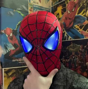 Hot Toys Miles Spiderman Electronic Mask With Glowing Eyes