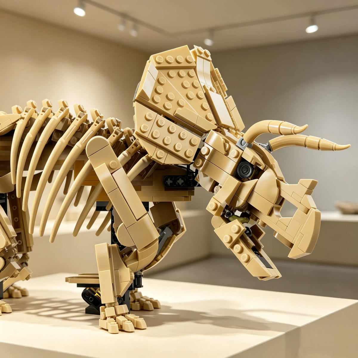 In Stock 1154pcs World Dinosaur Model Triceratops Building Blocks Assembled Model Presents for Collectors