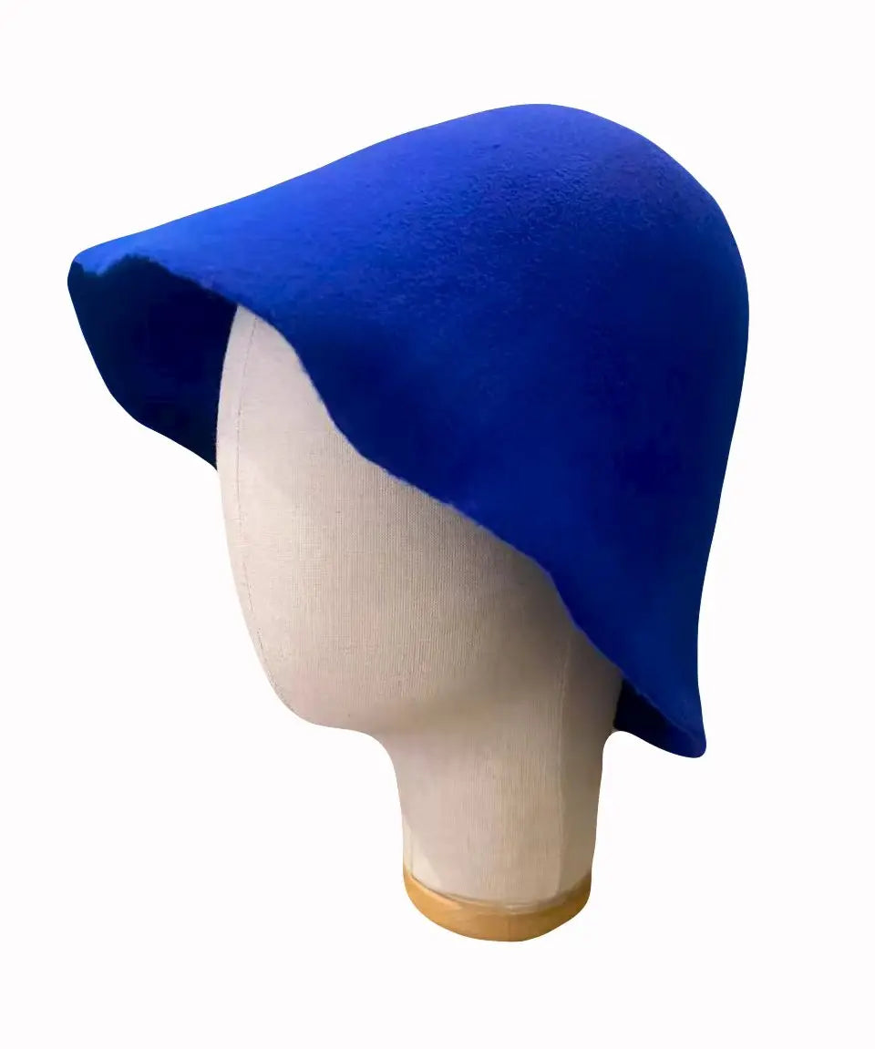 Unisex Wool Felt Cloche Bucket Hat Base For Millinery Craft