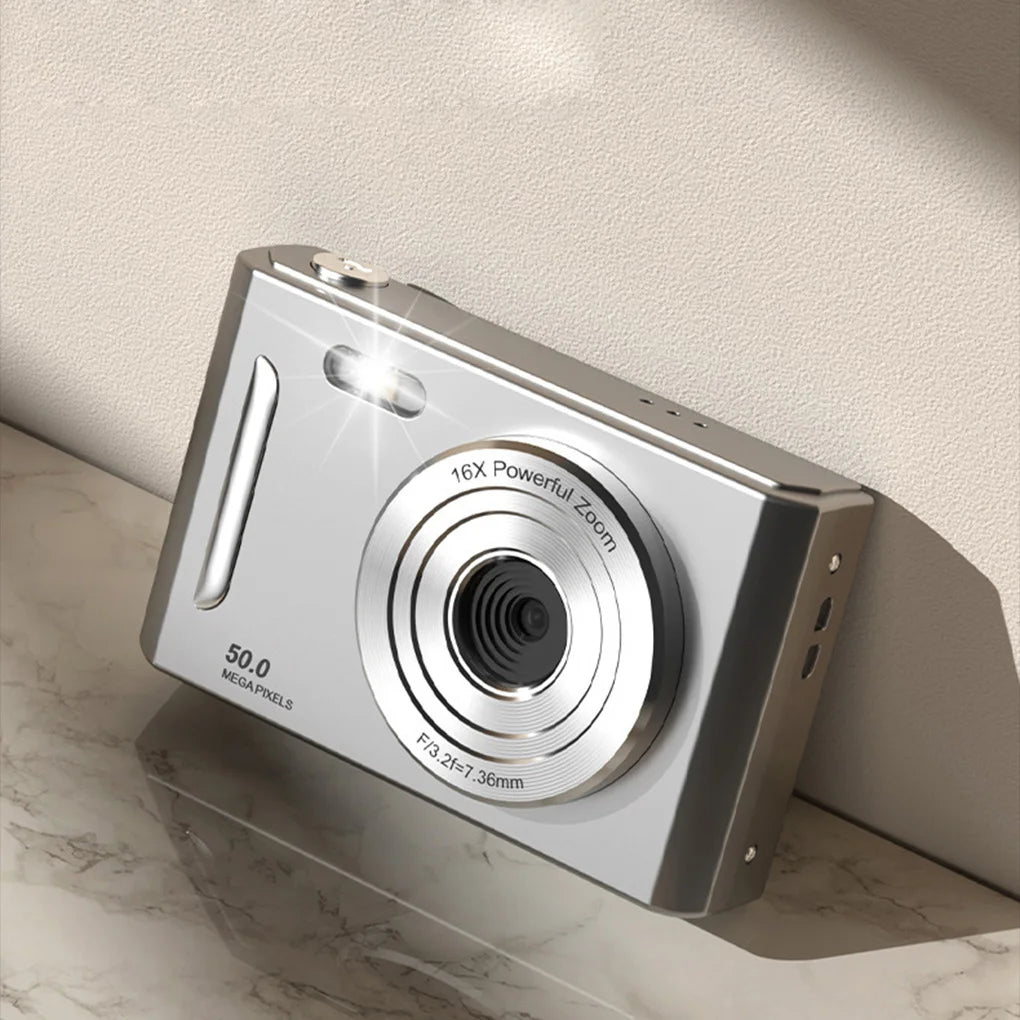 4K Digital Camera with Dual Cameras Flash and Autofocus