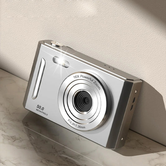 4K Digital Camera with Dual Cameras Flash and Autofocus