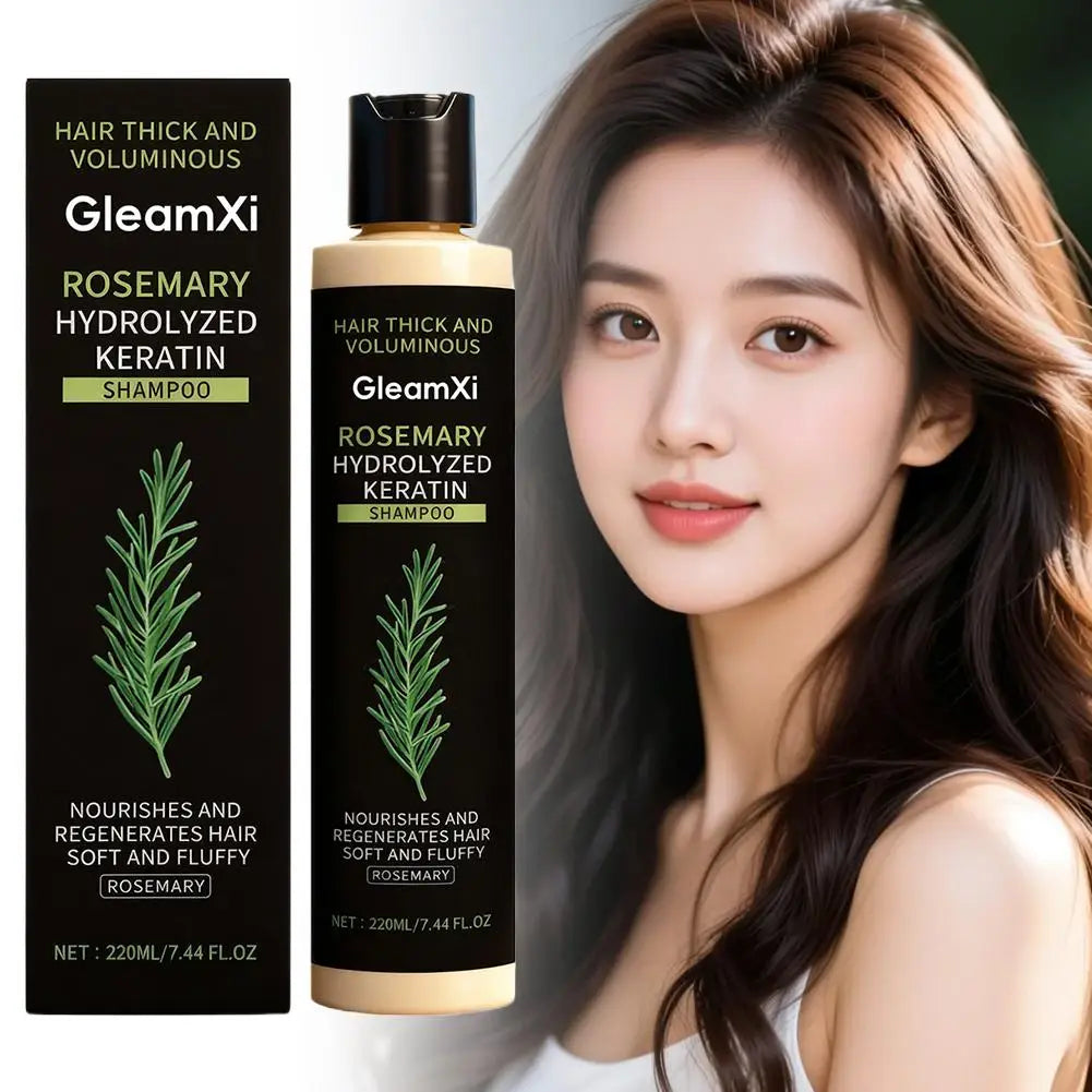 Organic Rosemary Hair Shampoo Natural Anti-Hair Loss Scalp Nourishment Helps Strengthen & Thicken Hair Gentle Cleansing Formula