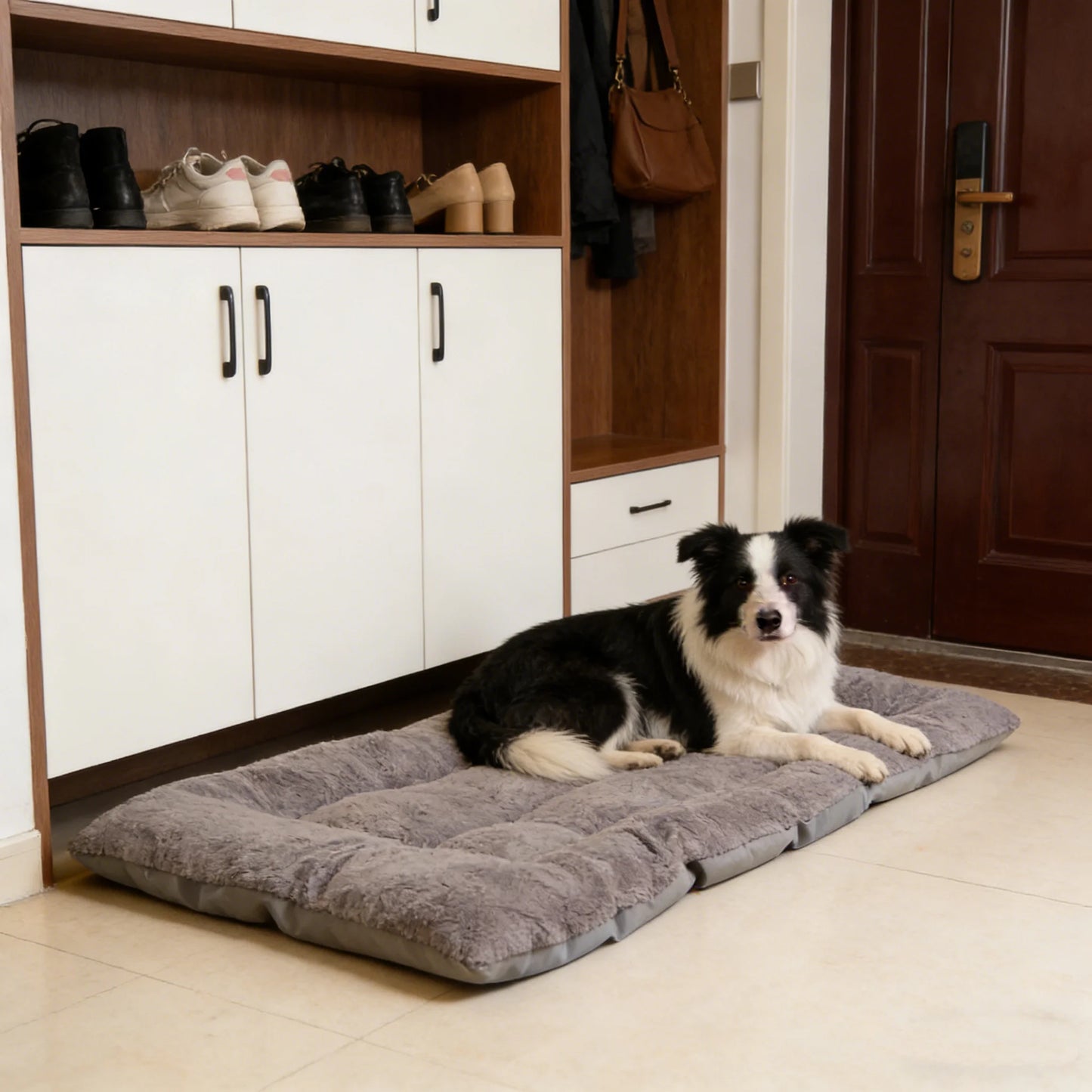 Plush Dog Bed Sofa Thickened Soft Polyester Pet Mat